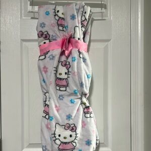 Hello Kitty Pink and White Blanket
